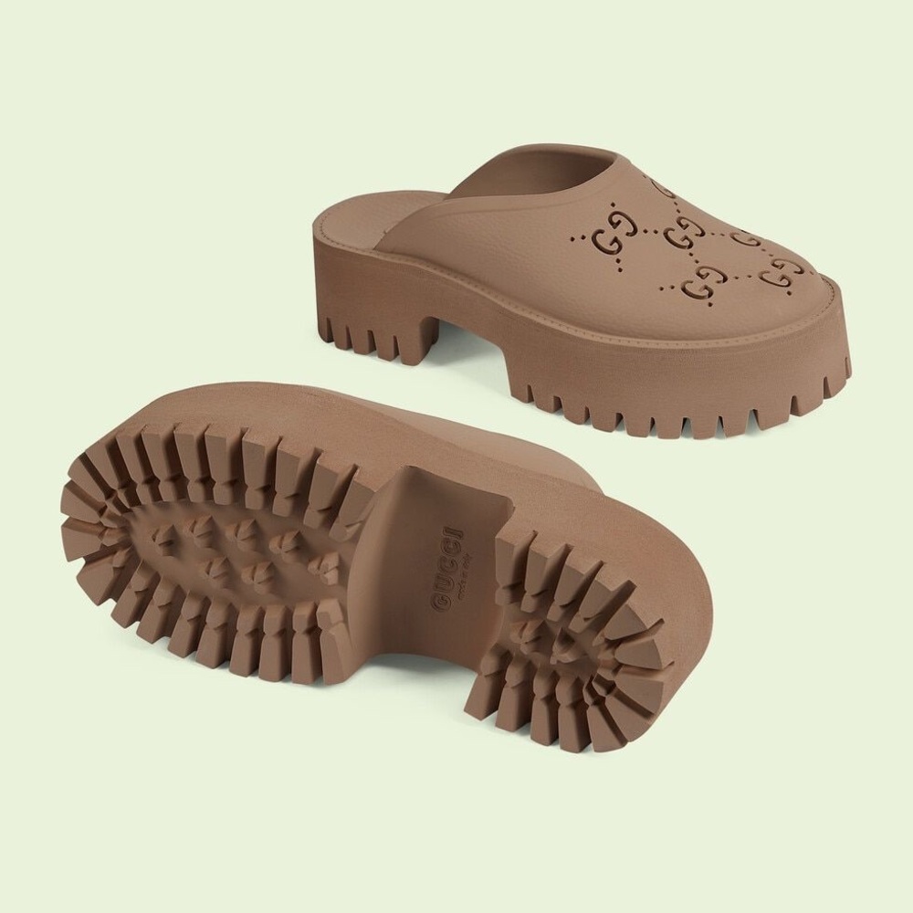 WOMEN'S PLATFORM PERFORATED Gucci SANDAL